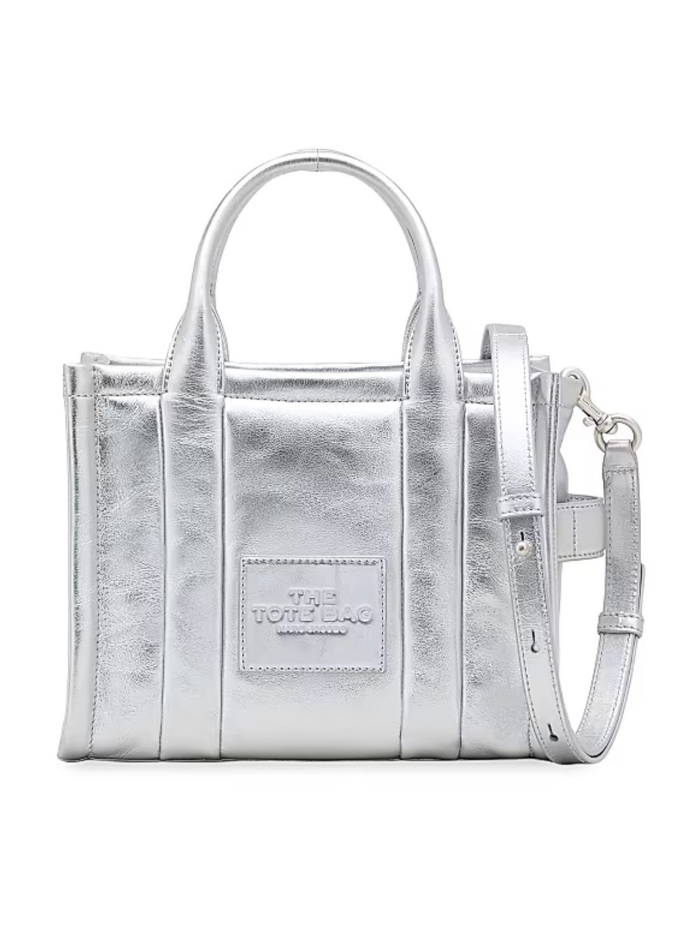 Marc Jacobs The Metallic Leather Small Tote Bag